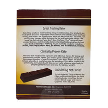 Load image into Gallery viewer, Keto Wise Fat Bomb Dark Chocolate Bar