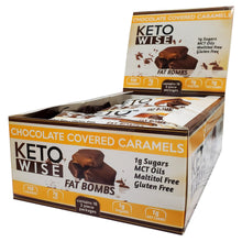 Load image into Gallery viewer, Keto Wise Fat Bombs Chocolate Covered Caramels