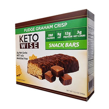 Load image into Gallery viewer, Keto Wise Snack Bars Fudge Graham Crisp
